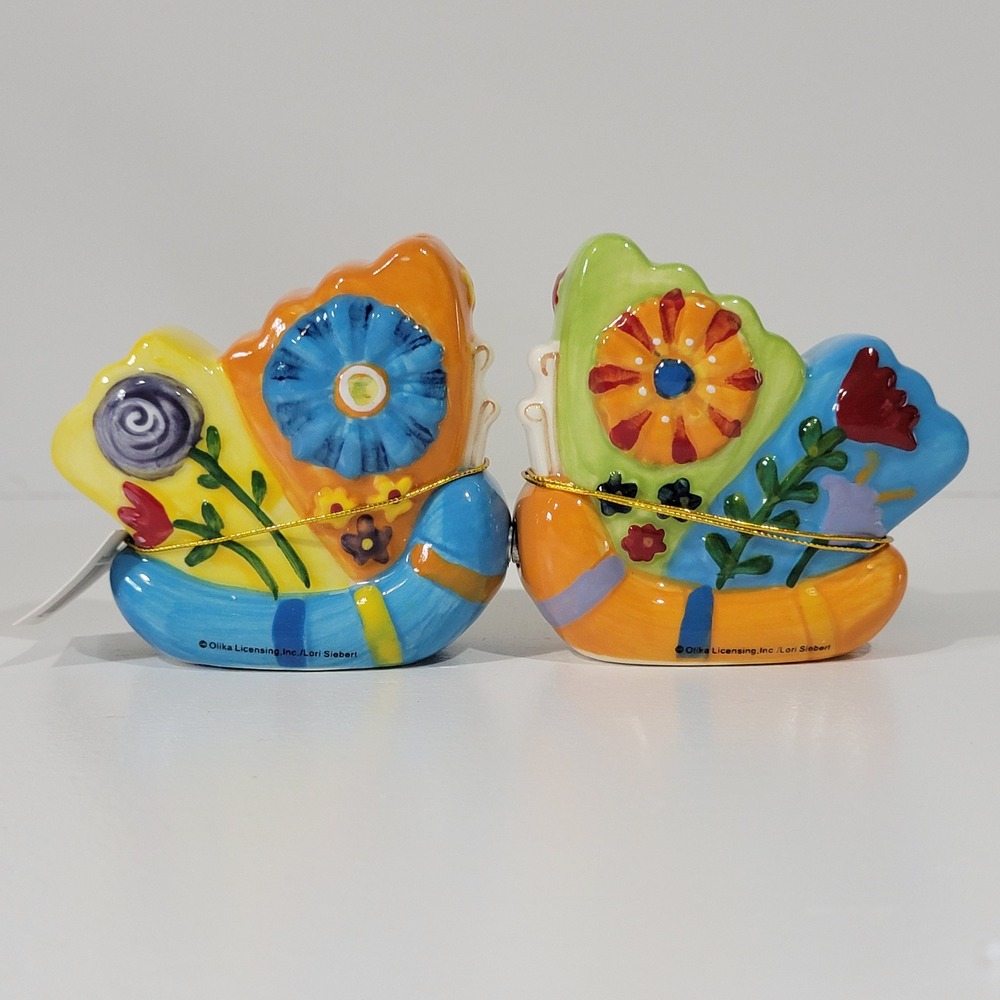Westland Giftware Lori Siebert Butterfly Salt and Pepper Shakers 22301 NIB